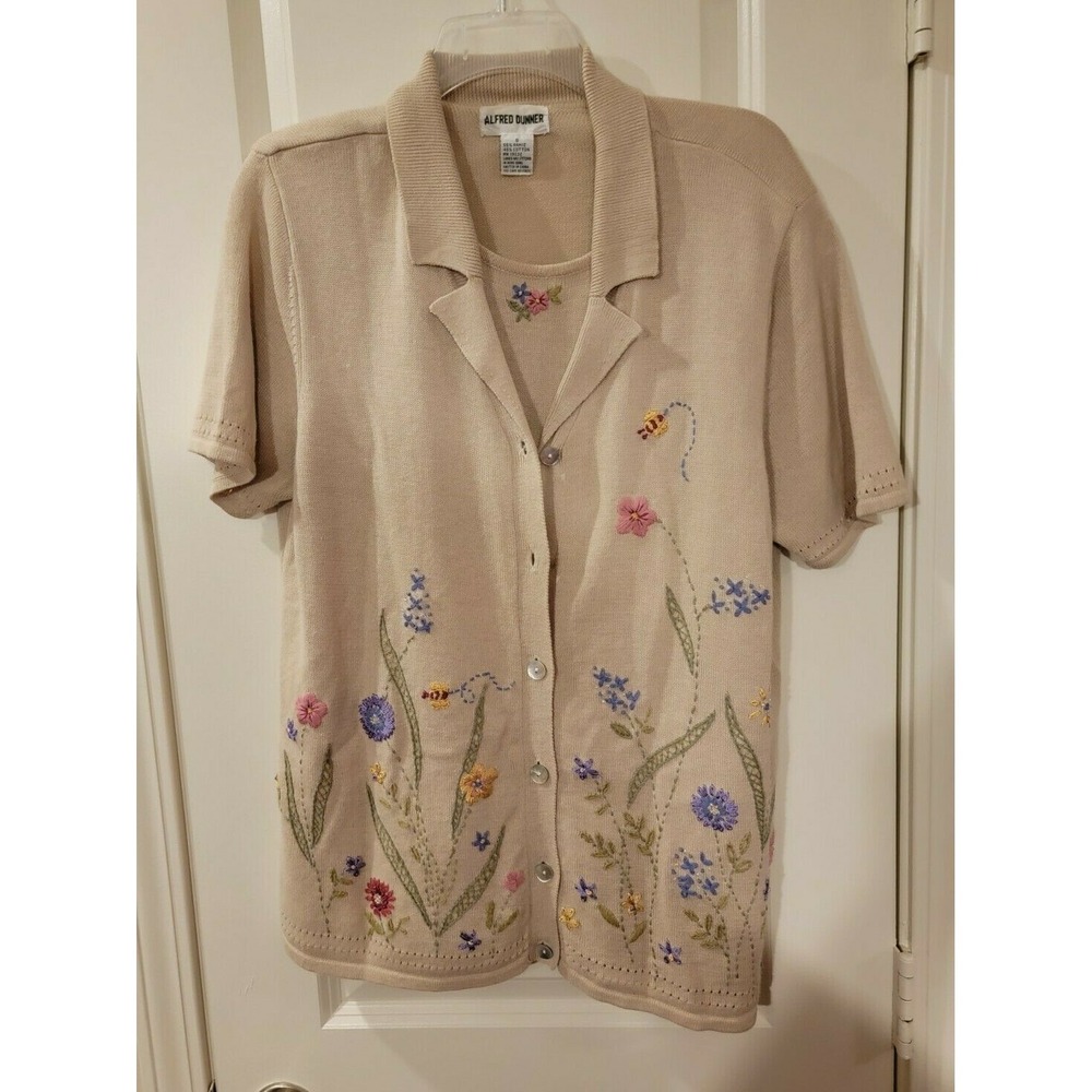 Alfred Dunner Sweater Women SZ Small